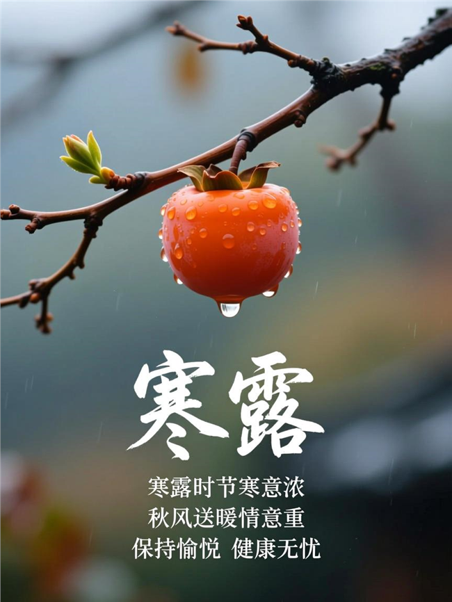 中国传统节气寒露海报设计图片