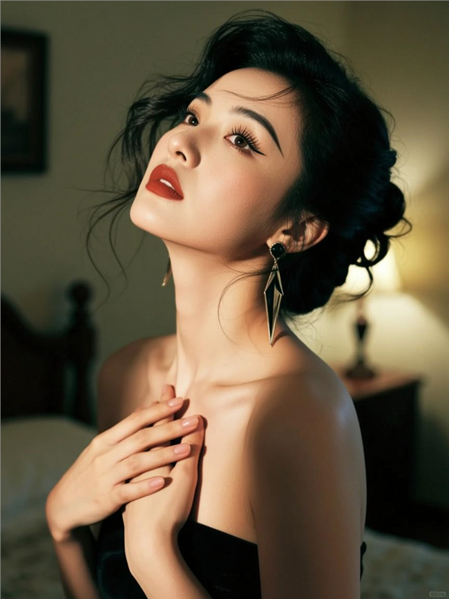 电影氛围感性感美女人体艺术写真图片