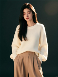 时尚慵懒风佳人美女写真图片