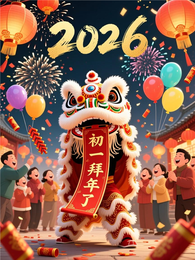 2026年春节拜年海报图片