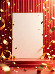 红色喜气促销风格背景图片