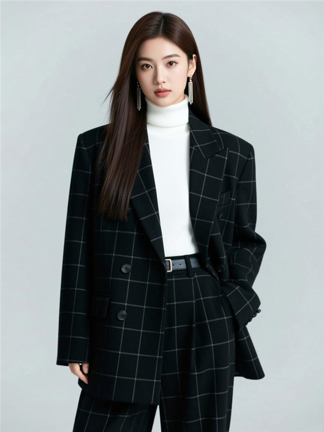 时尚电影质感美女写真摄影图片