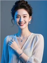 优雅气质美女蓬松盘发发型图片