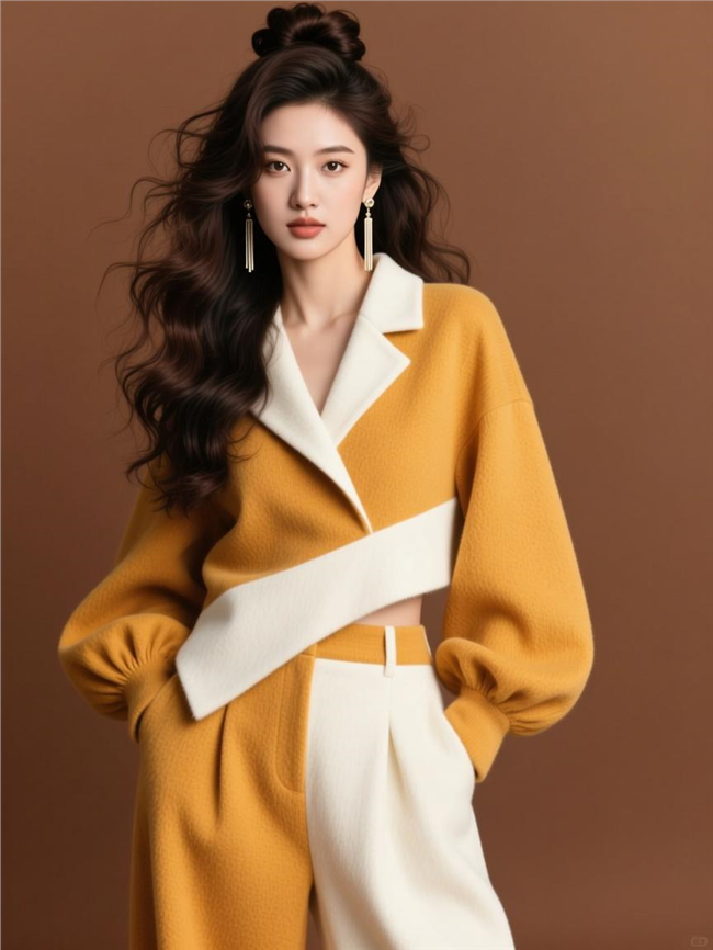 时尚电影质感写真美女摄影图片