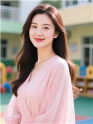 幼儿园老师美女摄影图片