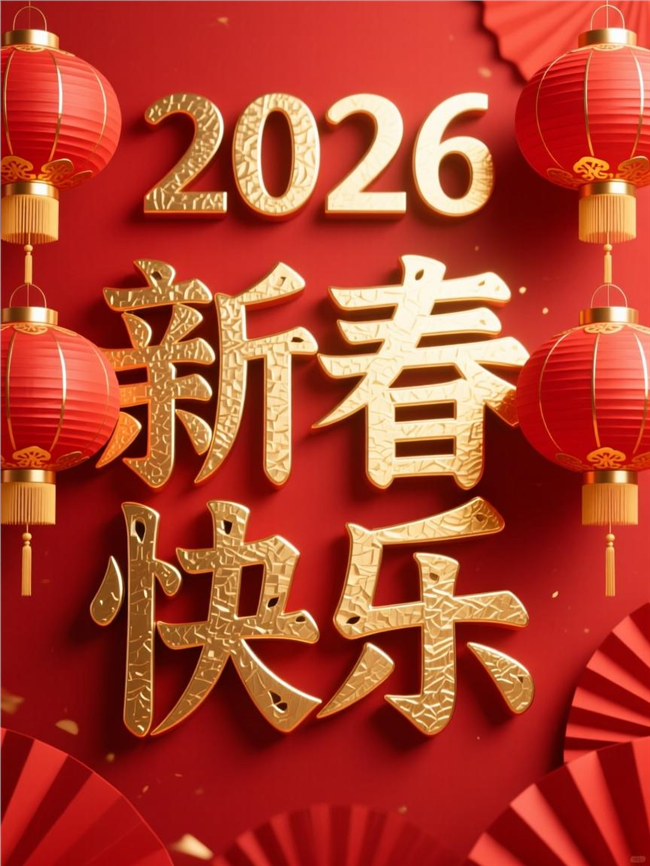 2026年新春快乐图片素材