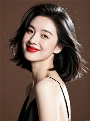 性感吊带香肩美女写真摄影图片