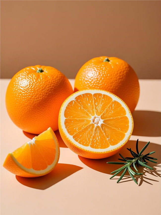 新鲜橙子摄影图片
