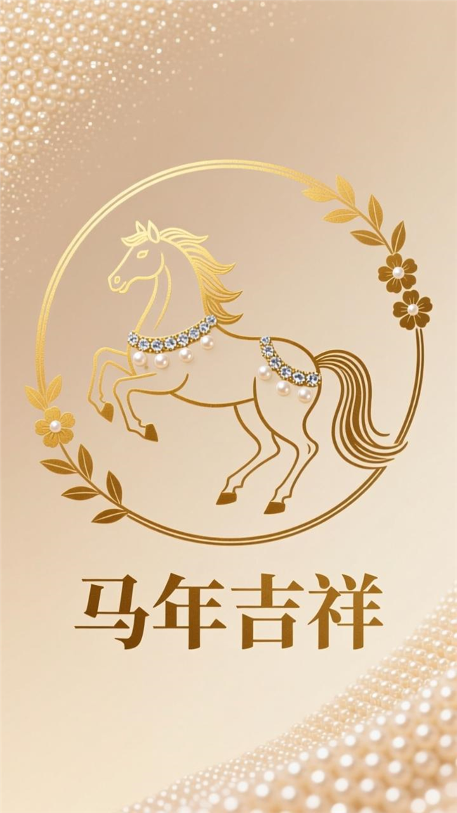 马年吉祥宣传海报图片