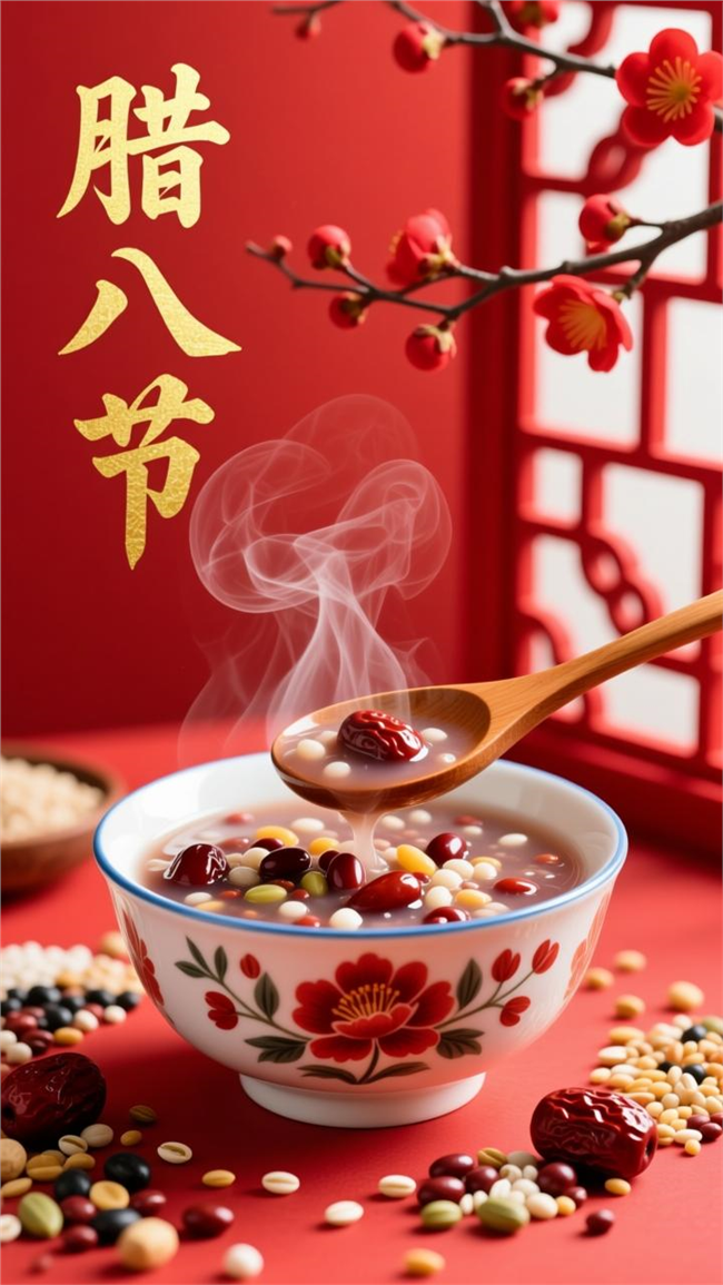 腊八节腊八粥海报图片