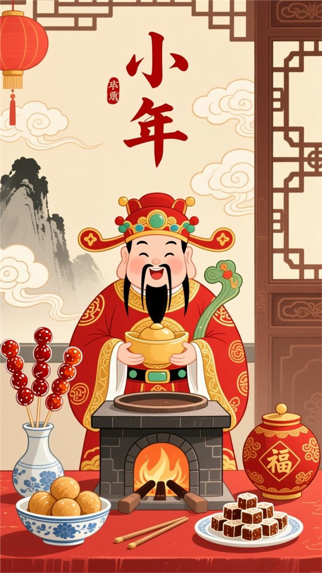 小年卡通插画风格海报图片