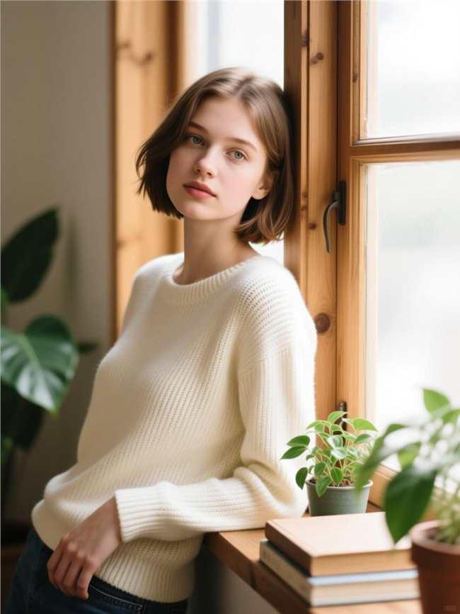 温柔少女系俄罗斯美女图片