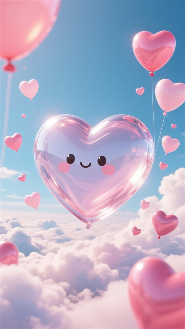 梦幻风格情人节海报图片