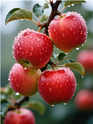 大红苹果高高挂起图片