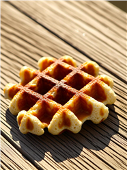 香气扑鼻的华夫饼图片