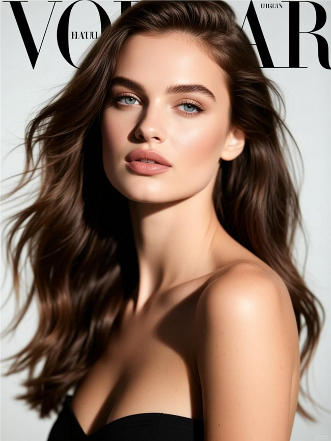 欧美时尚杂志风格美女写真图片