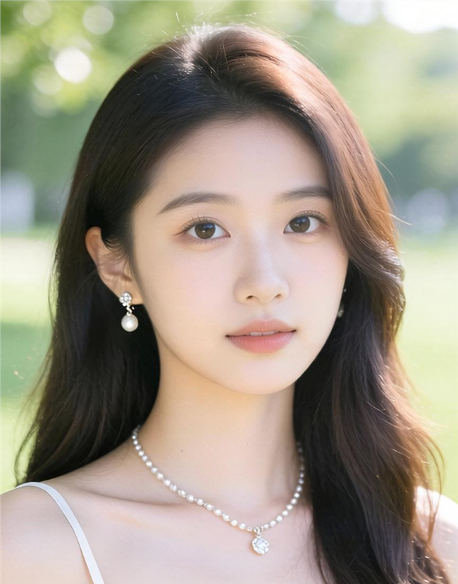 气质温婉美女肖像写真摄影图片