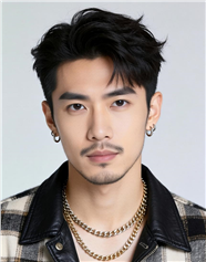 时尚潮流硬汉风格帅哥写真图片