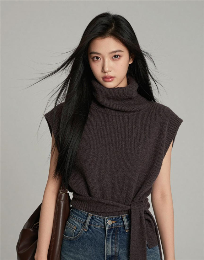 时尚高冷风格美女写真摄影图片