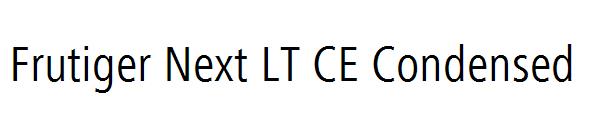 Frutiger Next LT CE Condensed