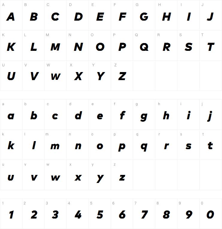 Mark Pro Black Italic