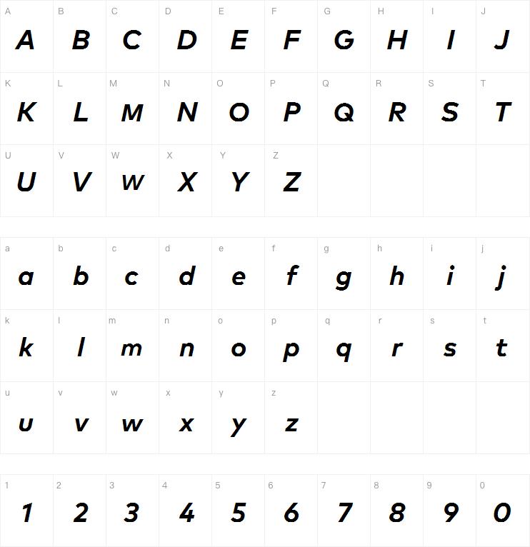 Mark Pro Bold Italic