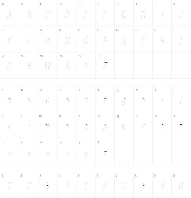 Mark Pro Cond Hairline Italic