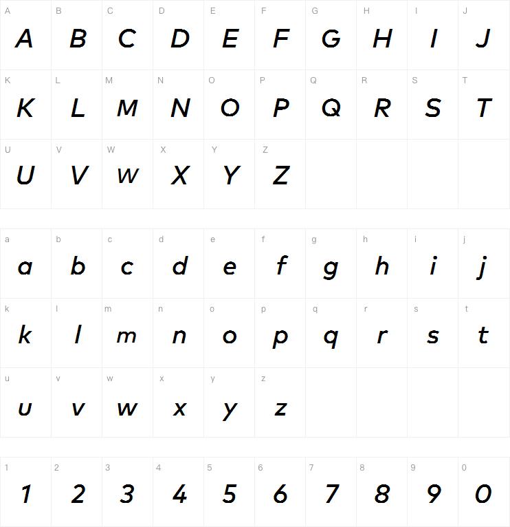 Mark Pro Medium Italic