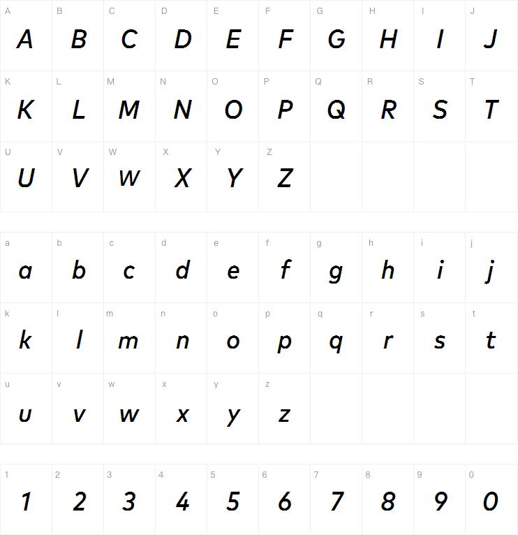 Mark Pro Narrow Medium Italic