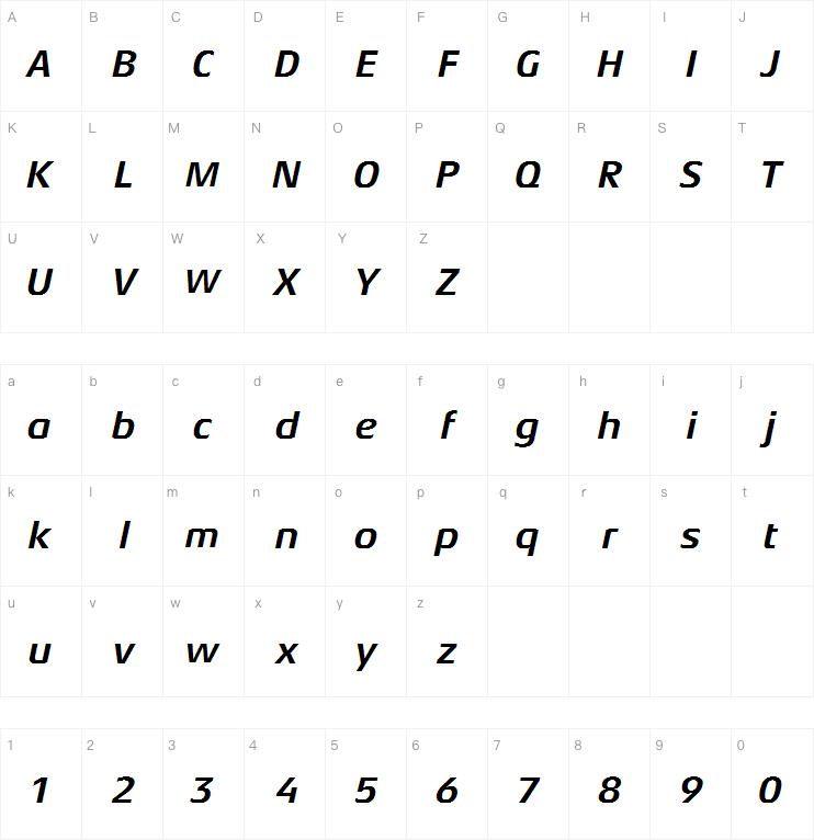 Aeonis LT Pro Bold Italic