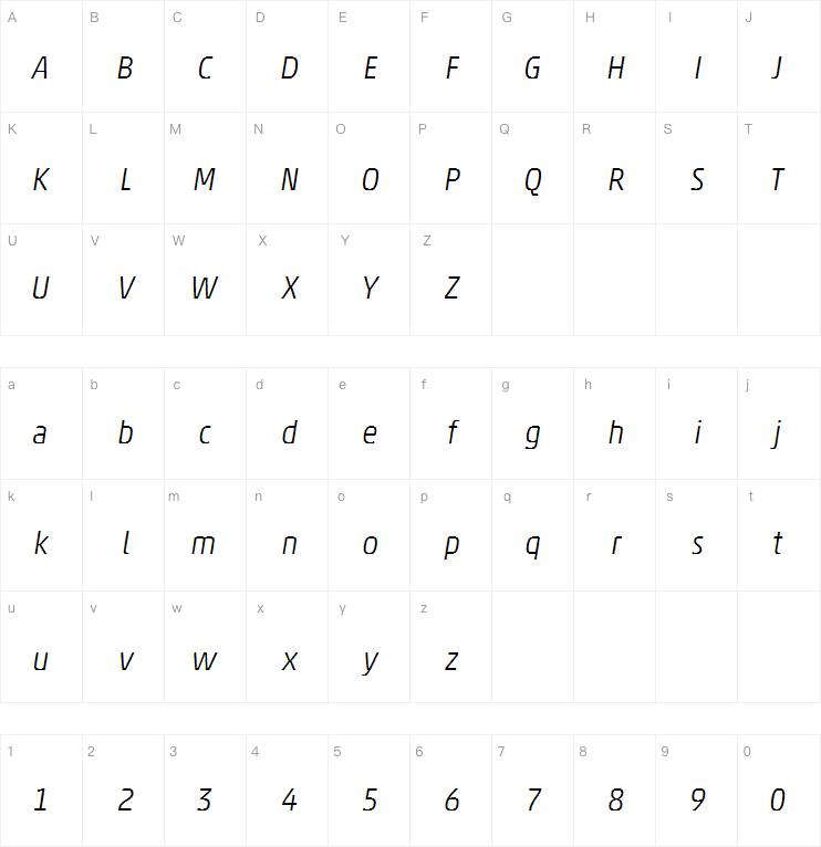 Akko W1G Light Italic