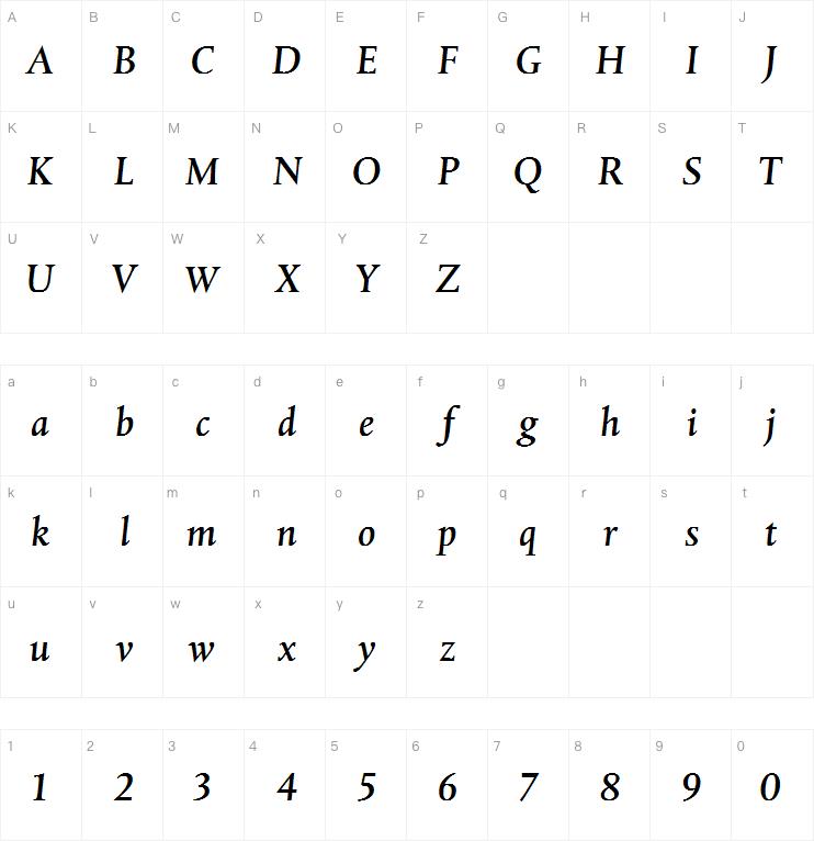 Albertina MT Pro Medium Italic