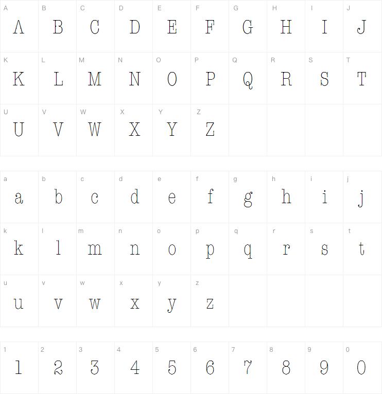 American Typewriter ITC Pro Light Condensed