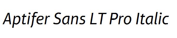 Aptifer Sans LT Pro Italic
