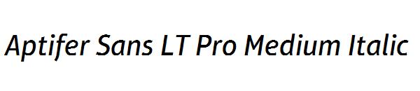 Aptifer Sans LT Pro Medium Italic