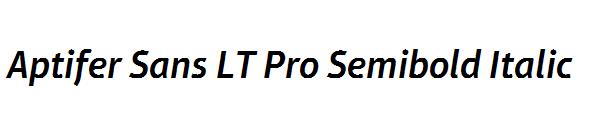 Aptifer Sans LT Pro Semibold Italic