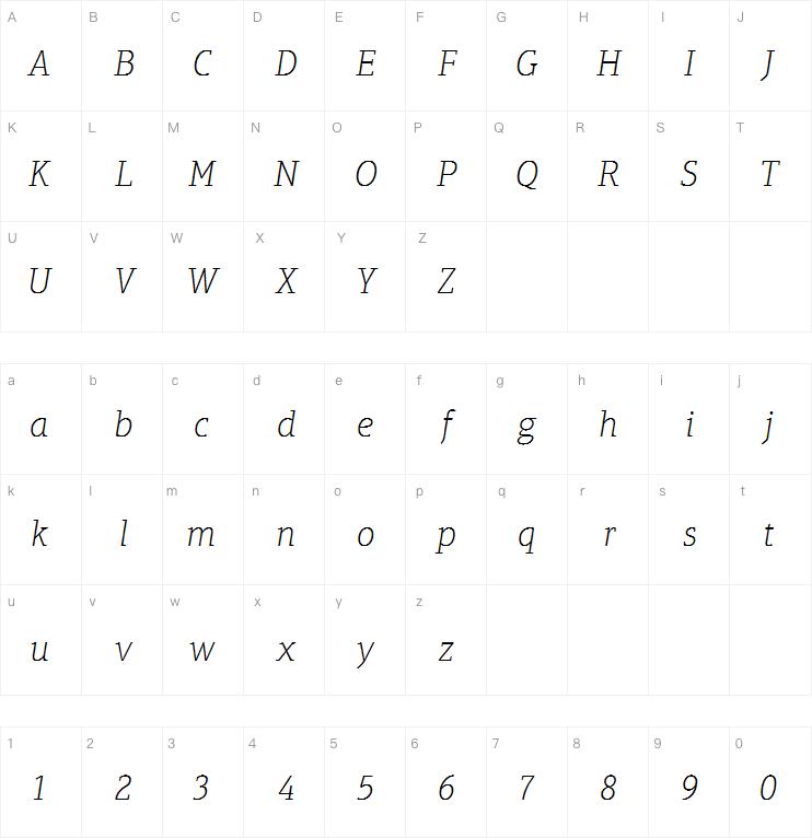 Aptifer Slab LT Pro Thin Italic