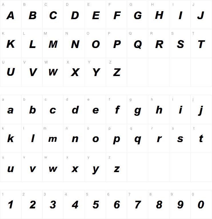 Arial MT Pro ExtraBold Italic