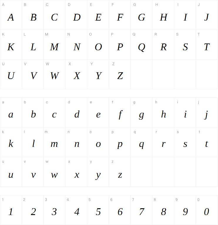 Ascender Serif Italic