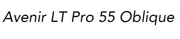 Avenir LT Pro 55 Oblique