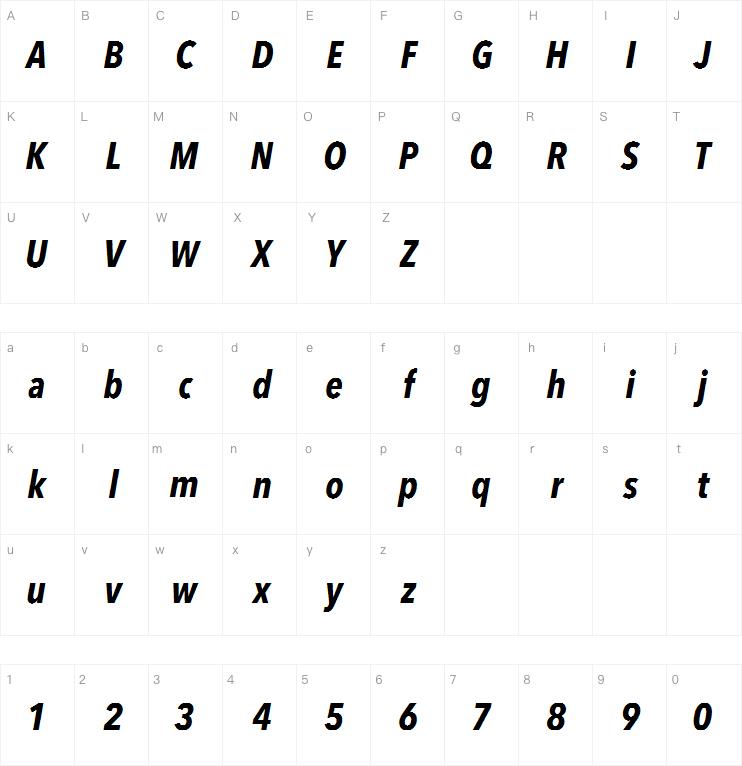 Avenir Next LT Pro Bold Condense