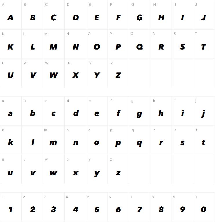 Avenir Next W1G Heavy Italic