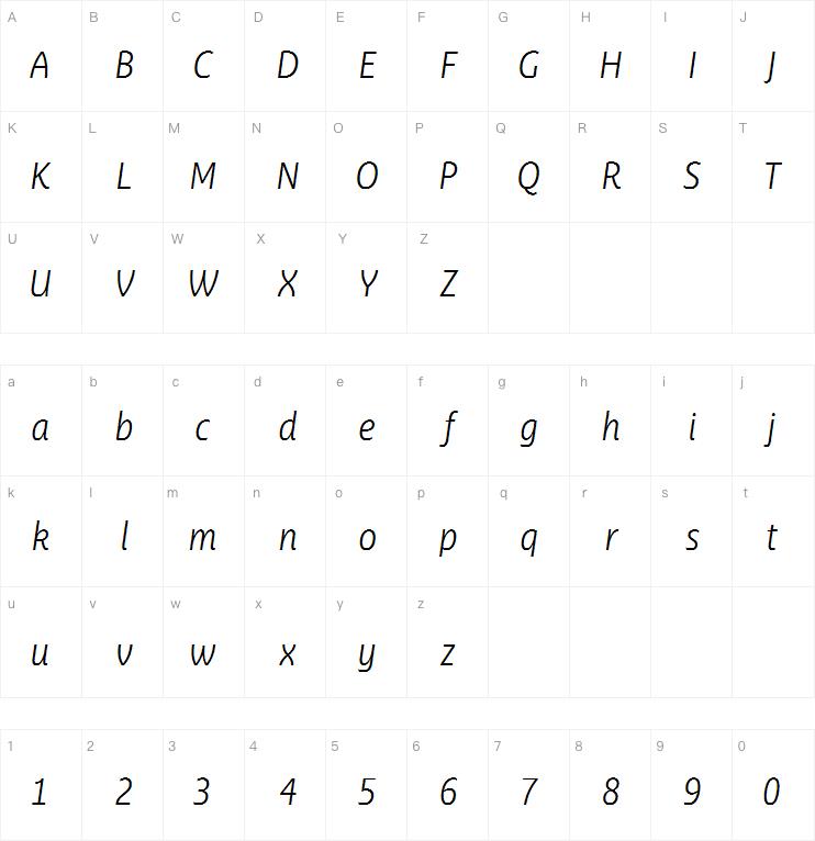 Ayita Pro Light Italic