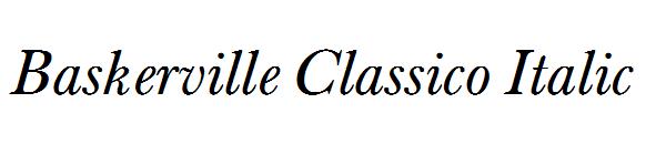 Baskerville Classico Italic