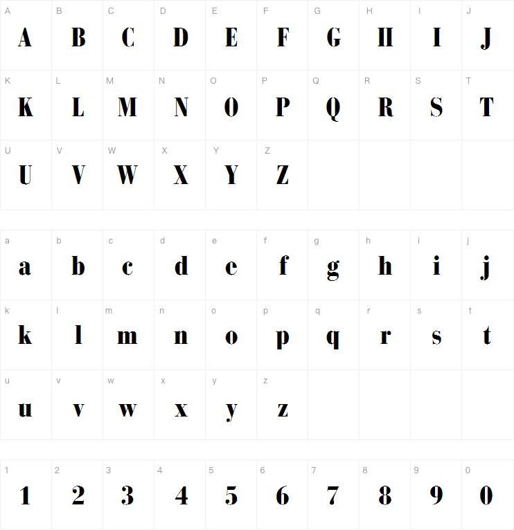 Bauer Bodoni Pro 2 Black Condens