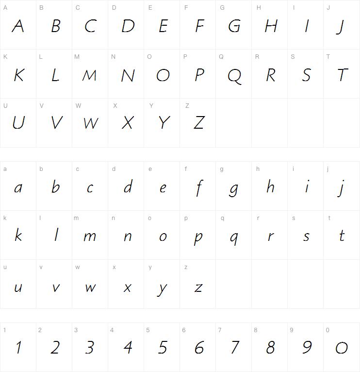 Blueprint MT Pro Italic