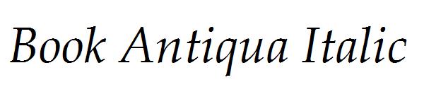 Book Antiqua Italic