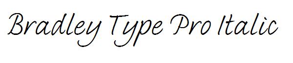 Bradley Type Pro Italic