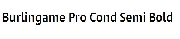 Burlingame Pro Cond Semi Bold