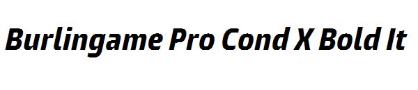 Burlingame Pro Cond X Bold It